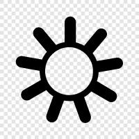 sky, solar, sunburn, sunrise icon