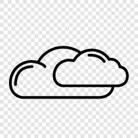 sky, weather, weather forecast, clouds for today icon svg