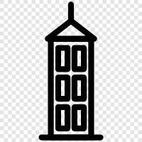 skyscraper, construction, steel, engineering icon svg