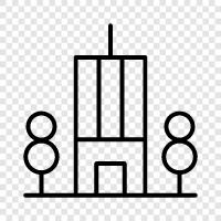 skyscraper, building, city, construction icon svg