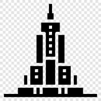 Wolkenkratzer, New York City, ikonisch, Architektur symbol