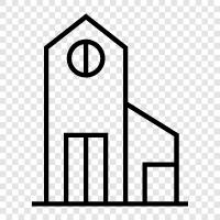 skyscraper, business, office, real estate icon svg