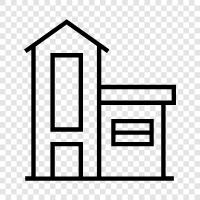 skyscraper, business, office, real estate icon svg