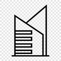 skyscraper, architecture, construction, engineering icon svg