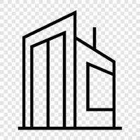 skyscraper, construction, steel, architecture icon svg