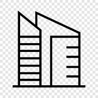 skyscraper, building, construction, engineering icon svg