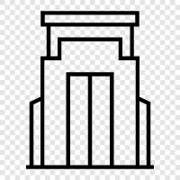 skyscraper, construction, engineering, engineering company icon svg