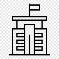 skyscraper, building, construction, engineering icon svg