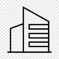 skyscraper, building, construction, engineering icon svg