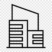 skyscraper, construction, engineering, architecture icon svg