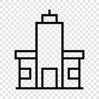 skyscraper, building, construction, engineering icon svg