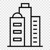 skyscraper, building, construction, engineering icon svg