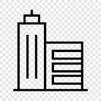 skyscraper, high rise, structure, Tower icon svg