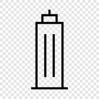 skyscraper, highrise, building, Tower icon svg