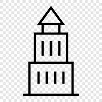 skyscraper, architecture, engineering, construction icon svg