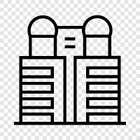 skyscraper, highrise, building, Tower icon svg