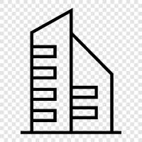 skyscraper, building, construction, engineering icon svg