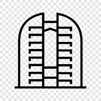 skyscraper, construction, architecture, engineering icon svg