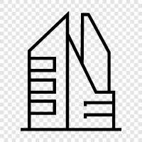 skyscraper, architecture, construction, engineering icon svg