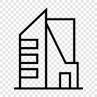 skyscraper, architecture, construction, landmark icon svg