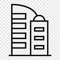 skyscraper, business, finance, company icon svg