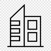 skyscraper, building, construction, engineering icon svg