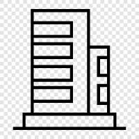 skyscraper, highrise, building, construction icon svg