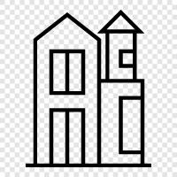 skyscraper, architecture, construction, engineering icon svg