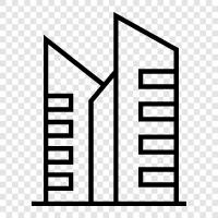 skyscraper, construction, Engineering, building icon svg