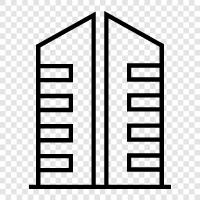 skyscraper, building, construction, engineering icon svg