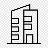 skyscraper, building, construction, engineering icon svg