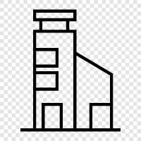 skyscraper, highrise, building, construction icon svg