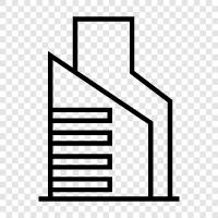 skyscraper, architecture, engineering, construction icon svg