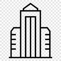 skyscraper, construction, engineering, architecture icon svg