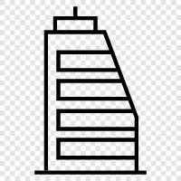 skyscraper, construction, engineering, construction materials icon svg