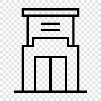 skyscraper, construction, steel, engineering icon svg