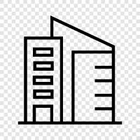 skyscraper, skyscrapers, highrise, tall building icon svg