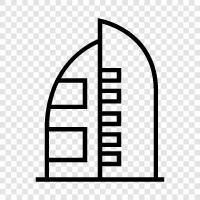 skyscraper, architecture, engineering, construction icon svg