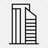 skyscraper, architecture, cityscape, building icon svg