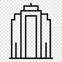 skyscraper, construction, engineering, highrise icon svg