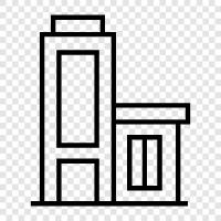 skyscraper, highrise, building, construction icon svg