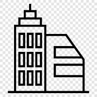 skyscraper, height, construction, engineering icon svg