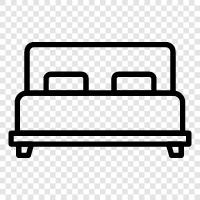 sleep, bedroom, bedding, mattresses icon svg