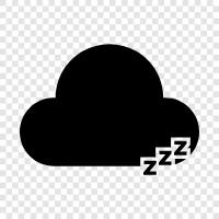 sleep deprivation, sleep apnea, narcolepsy, sleep disorders icon svg