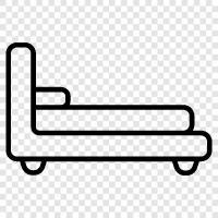 Sleep, Bedroom, Mattress, Bedspread icon svg