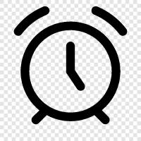 sleep timer, snooze button, digital clock, alarm clock software icon svg