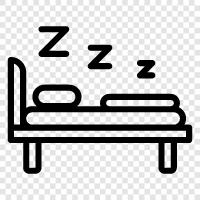 sleep, bedroom, mattress, sheets icon svg