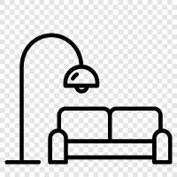 sleeper, couch, armchair, recliner icon svg