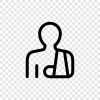 sling, arm, sling bag, tactical icon svg