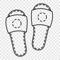 slipper, slipper socks, slipper shoes, slipper boots icon svg